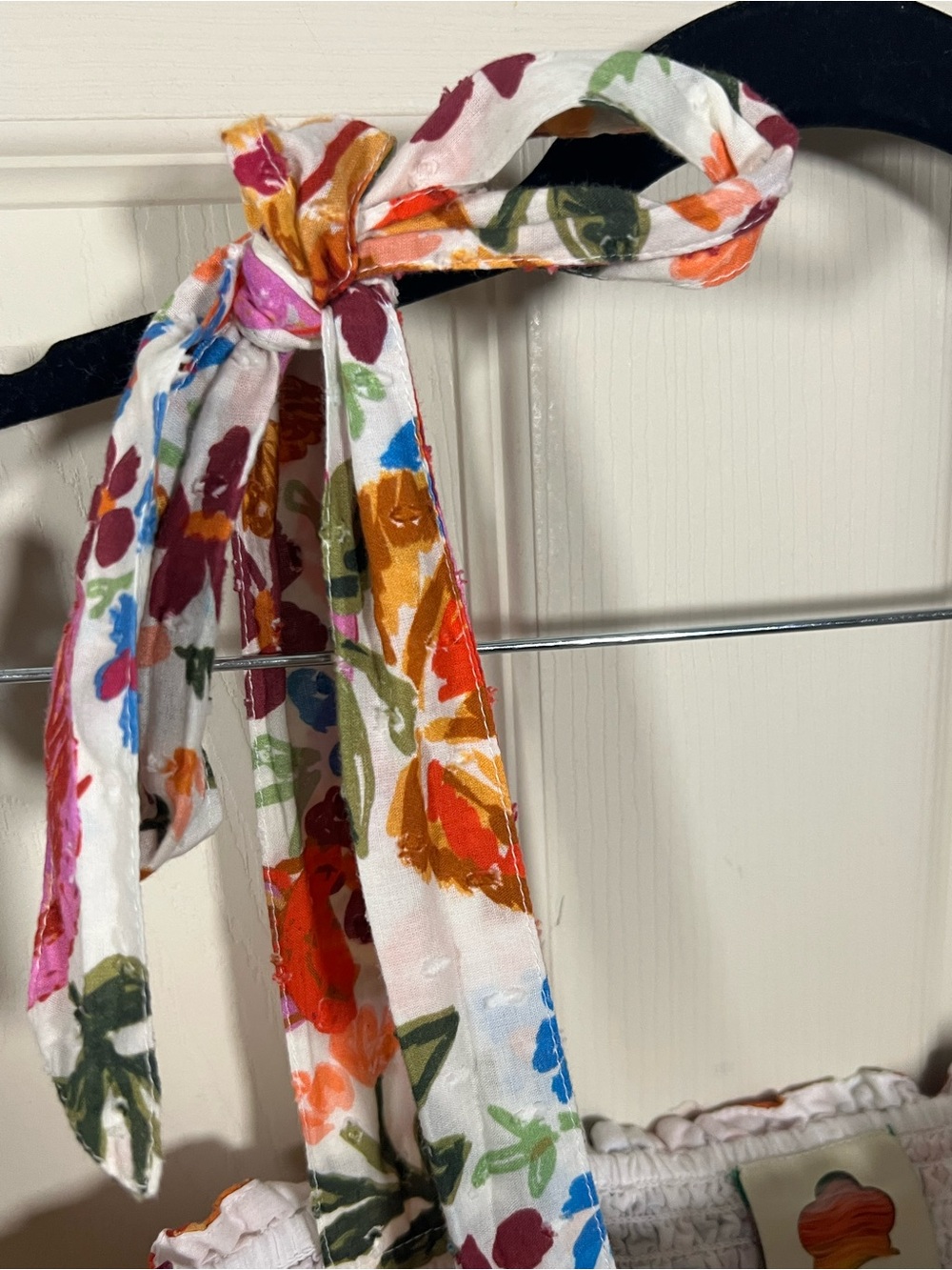 FARM Rio Multicolor Floral Tiered Midi Dress - Picture 6 of 6